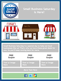 Small Business Saturday Email Template