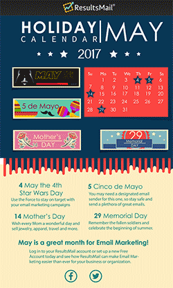 May Email Marketing Opportunity Calendar